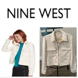 🟪NWT, Nine West IVORY Bomber Jacket